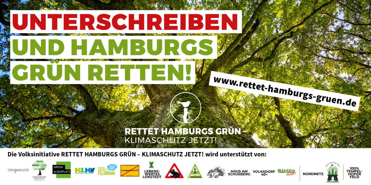 Volksinitiative RETTET HAMBURGS GRÜN – KLIMASCHUTZ JETZT!